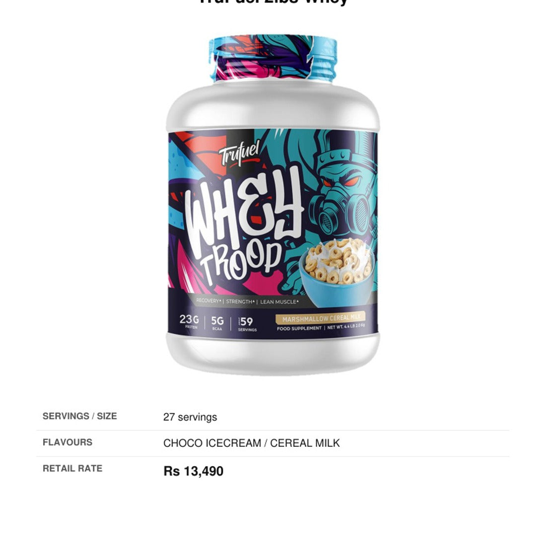 TruFuel 2lbs Whey product image